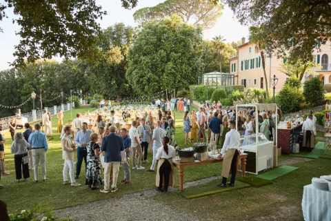 the extraordinaire umbria villa valentini bonaparte chic pizza party