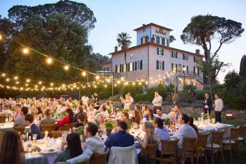 the extraordinaire umbria villa valentini bonaparte chic pizza party