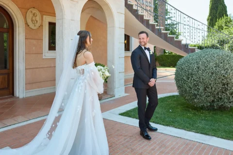 the extraordinaire umbria villa valentini bonaparte enchanting garden wedding