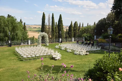 the extraordinaire umbria villa valentini bonaparte enchanting garden wedding