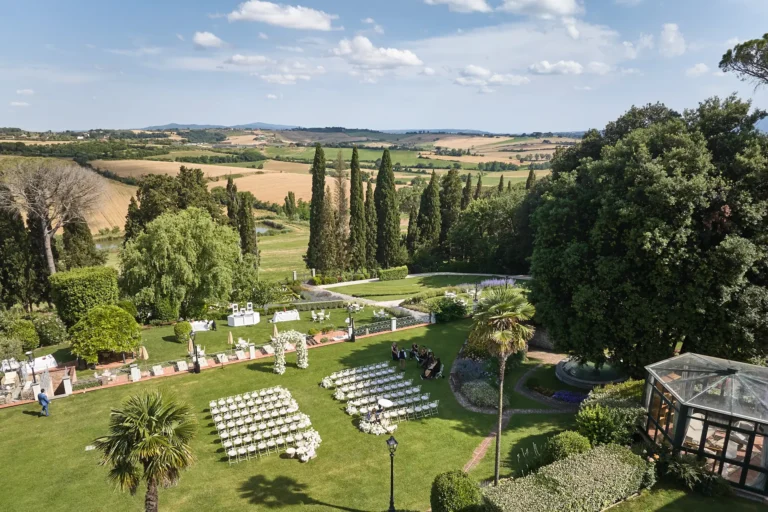 the extraordinaire umbria villa valentini bonaparte enchanting garden wedding