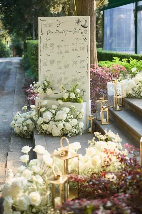 the extraordinaire umbria villa valentini bonaparte enchanting garden wedding