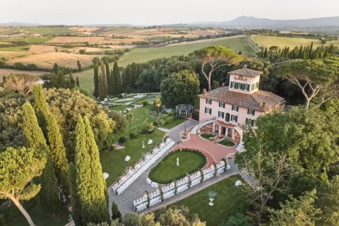 the extraordinaire umbria villa valentini bonaparte luxury private villa wedding