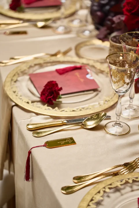 the extraordinaire umbria villa valentini bonaparte white and red welcome party