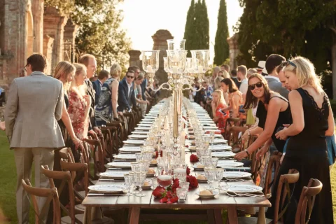 the extraordinaire villa di geggiano al fresco barbecue welcome