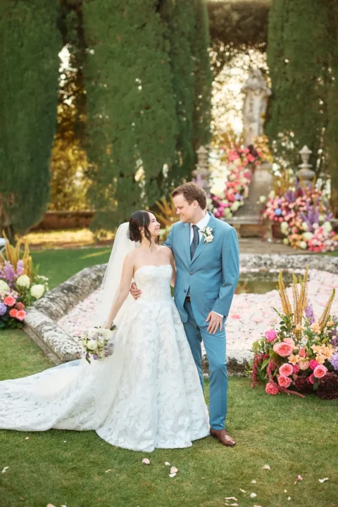 the extraordinaire villa la foce enchanted garden celebration